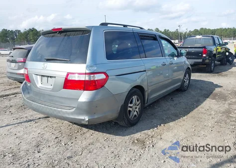 2007 Honda Odyssey Ex-L from USA, damaged, VIN 5FNRL38757B144737